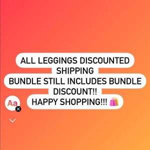 LEGGINGS ! Shipping discount!!!